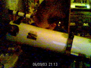 Gareth at the telescope