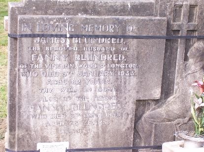 James & Fanny's grave